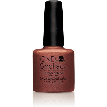 Shellac nail polish - LEATHER SATCHEL CND - 1