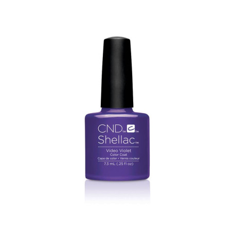 Shellac nail polish - VIDEO VIOLET CND - 1