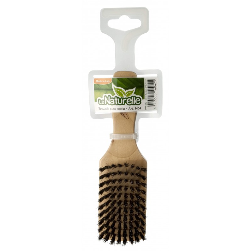 Hair brush men beech wood, natural bristles IPPA - 1