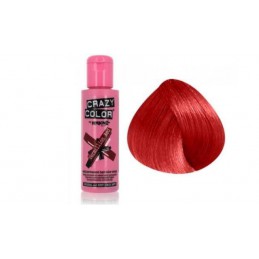 Crazy Color Semi Permanent Hair Colour Dye Cream by Renbow Vermillion Red 40 CRAZY COLOR - 1