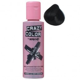 Crazy Color Semi Permanent Hair Colour Dye Cream by Renbow 030 Black    CRAZY COLOR - 2