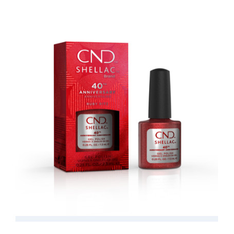 Shellac nail polish - RUBY RITZ CND - 1