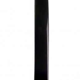 Medium size round shape titanium earrings in Black, 2 pcs. Kosmart - 2
