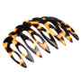 Medium size regular shape hair side combs  in Tokyo dark Kosmart - 2