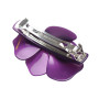 Medium size flower shape hair barrette in Violet Kosmart - 2