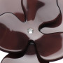 Medium size flower shape hair barrette in Brown Kosmart - 4