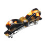 Small size bow shape hair barrette in Tokyo dark Kosmart - 1