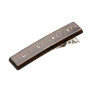 Medium size rectangular shape Alligator hair clip in Wood Kosmart - 1