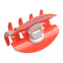 Large size regular shape Hair jaw clip in Hazel and coral Kosmart - 2