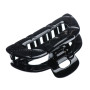 Medium size regular shape hair jaw clip in Black Kosmart - 2