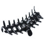 Very large size regular shape hair jaw clip in Black Kosmart - 2