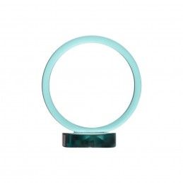 Medium size round shape metal free in Transparent Green Kosmart - 2