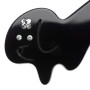 Large size dog shape hair barrette in Black Kosmart - 3