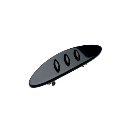 Small size oval shape Hair clip in Black Kosmart - 1