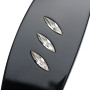 Medium size oval shape Hair barrette in Black Kosmart - 4