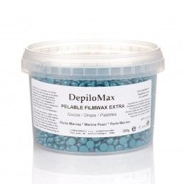 350 gr / purk sinine, mikropiimjas kuumade FILMAX vahatilkadega depilatsiooniks DIM - 1