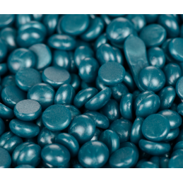 350 gr / purk sinine, mikropiimjas kuumade FILMAX vahatilkadega depilatsiooniks DIM - 2