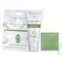 Box gift set Unisex L'Erboristica ORGANIC ALOE VERA:  Hand cream 75 ml - green clay face mask 2 x10 ml + vegetable soap 100 gr E