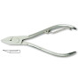 Pedicure ingrown nail nipper, carbon steel, nickel plated, size 12cm Kiepe - 1