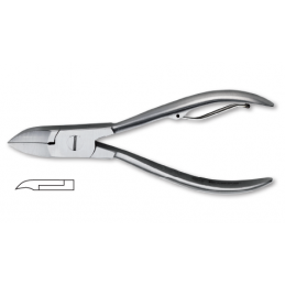 Nail nipper stainless steel, wire springs, HCL serie, size 10cm Kiepe - 1