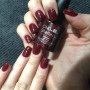 Shellac nail polish - OXBLOOD