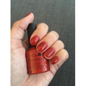 Shellac nail polish - BRICK KNIT