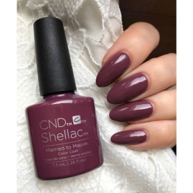 Shellac nail polish - MARRIED TO MAUVE