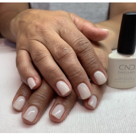 Shellac nail polish - WHITE WEDDING