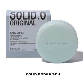 Solid.O Body Wash Refreshing, 100g