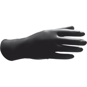 Reusable Gloves BLACK TOUCH, S, 10PCS