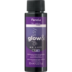 Fanola Glow & Glossy T.12 Demi-Permanent Hair Color Oil, Ammonia Free, 60ml