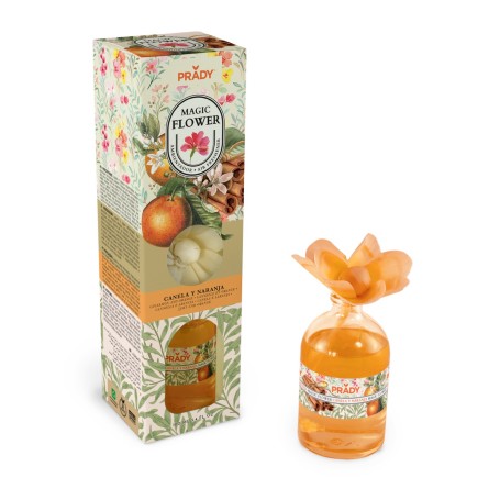 CANELA NARANJA, MAGIC FLOWER DIFFUSER, 100 ML, PRADY