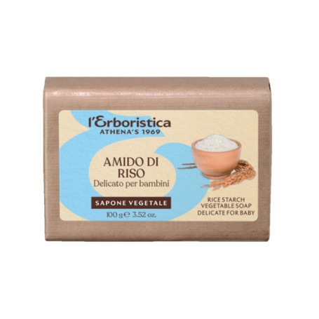 L'Erboristica Vegetable soap with rice starch, 100g.