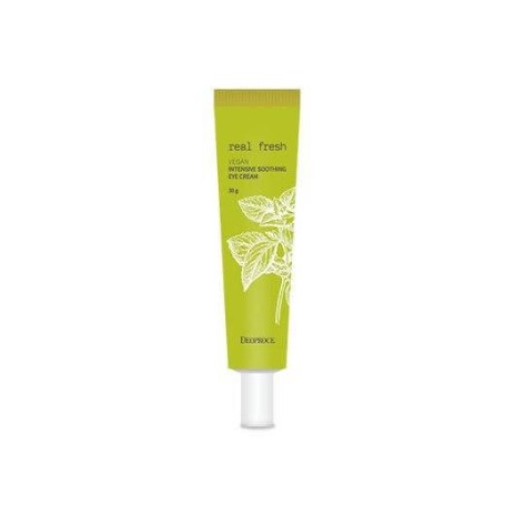 Deoproce Real Fresh Vegan Intensive Soothing Eye Cream, 30g