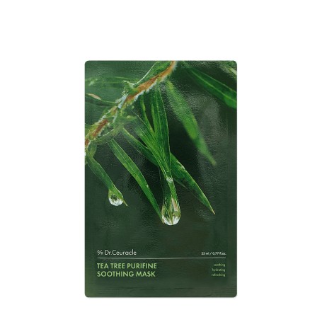 DR. CEURACLE Tea Tree Purifine Soothing Mask, 23ml