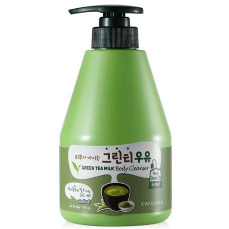 Kwailnara Green Tea Milk Body Cleanser, 560ml