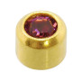 24 CT Gold Plate Studs Caflon - 1