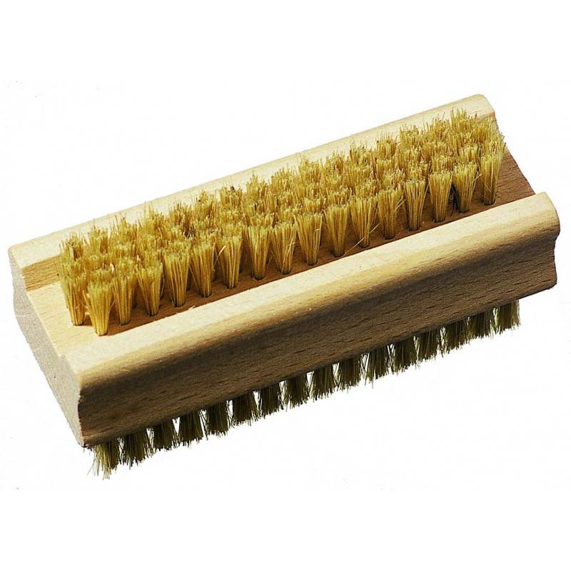 Hand and nail brush double-sided 95 x 35 mm. 4/6 rows KELLER - 1
