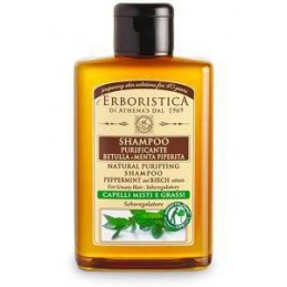 NATURAL PURIFYING SHAMPOO Peppermint and Birch Extracts  ERBORISTICA - 1