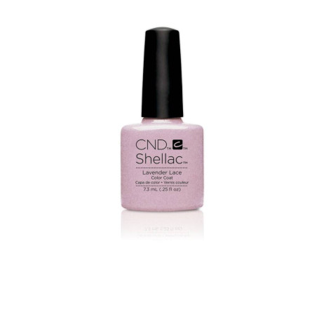 Shellac nail polish - LAVENDER LACE CND - 1